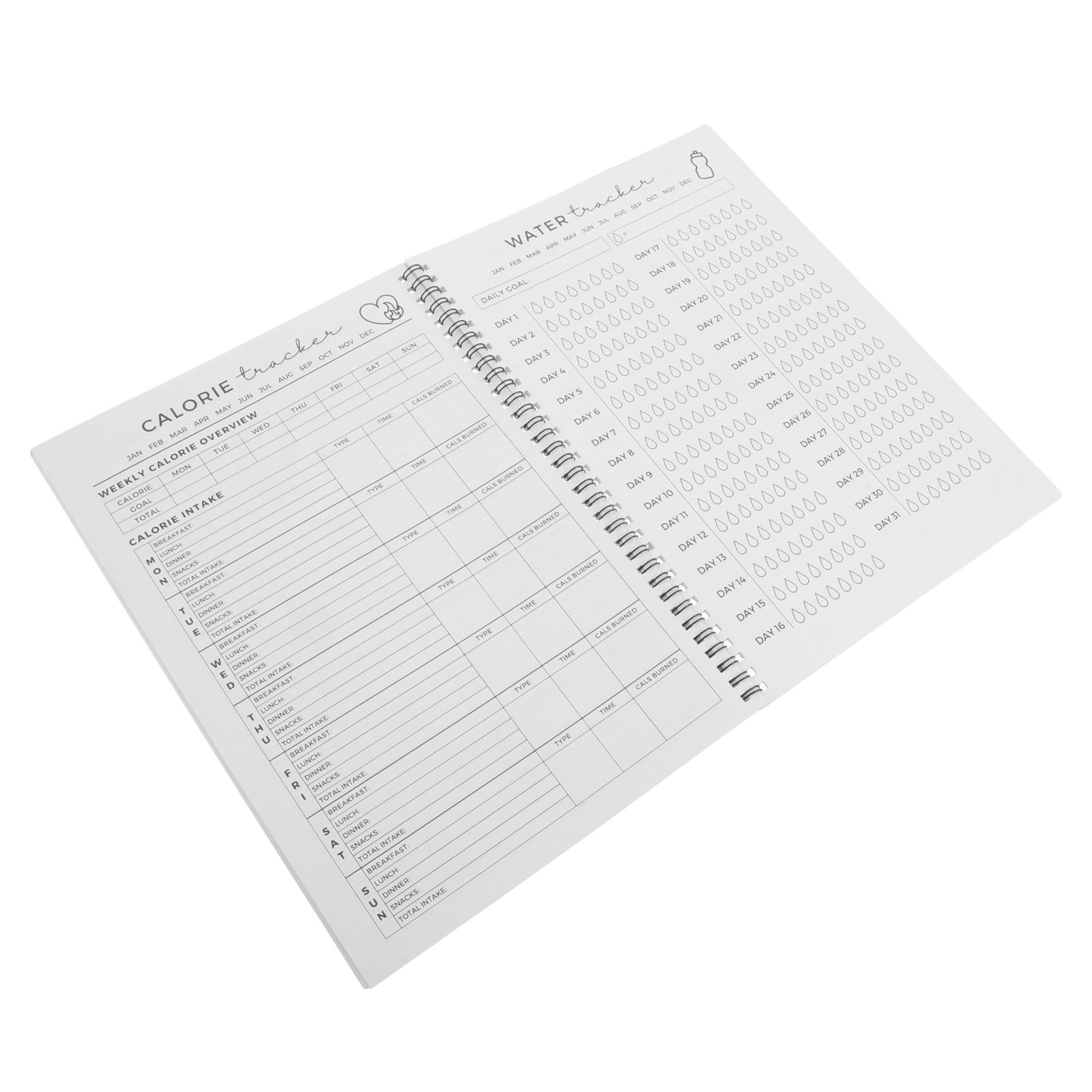 Nutrition Fitness Books - Dziennik Fitnessu 11,7 x 8,5 cm,